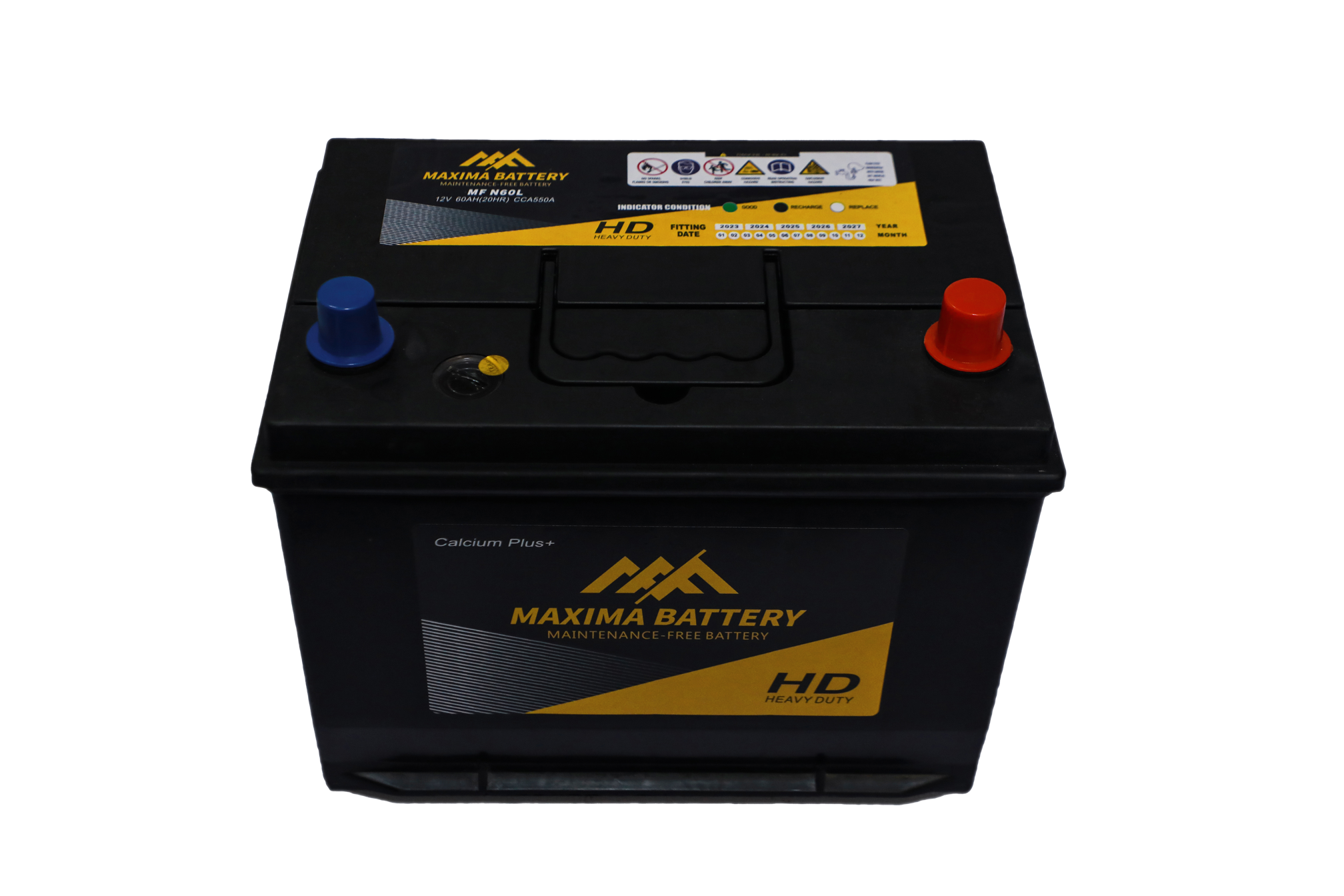 Maxima 60Ah Battery - Front View