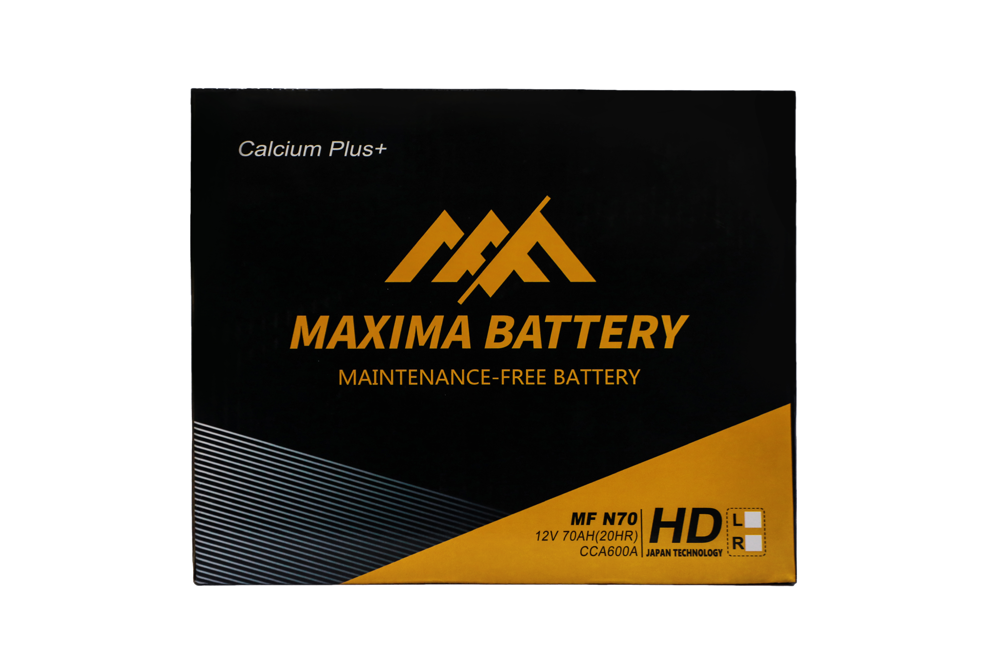 Maxima 75Ah Battery - Front View